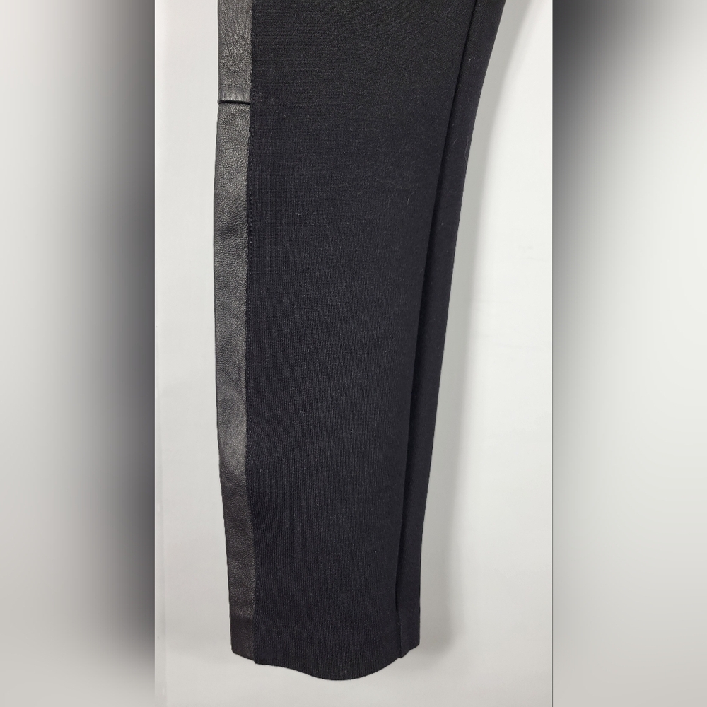 J.Crew Pants With Leather Trim #725 Size 8 - Picture 4 of 11
